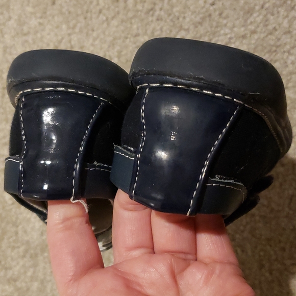 Wee Squeak 10 navy boy shoes - Picture 5 of 9